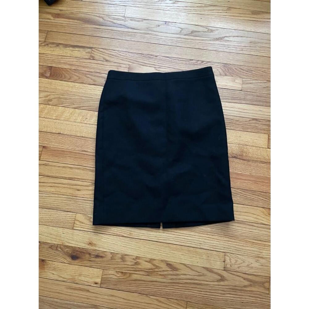 🎯NWOT Wool No. 2 Tailored Knee Length mini Zip skirt Sz 12 goth winter warm